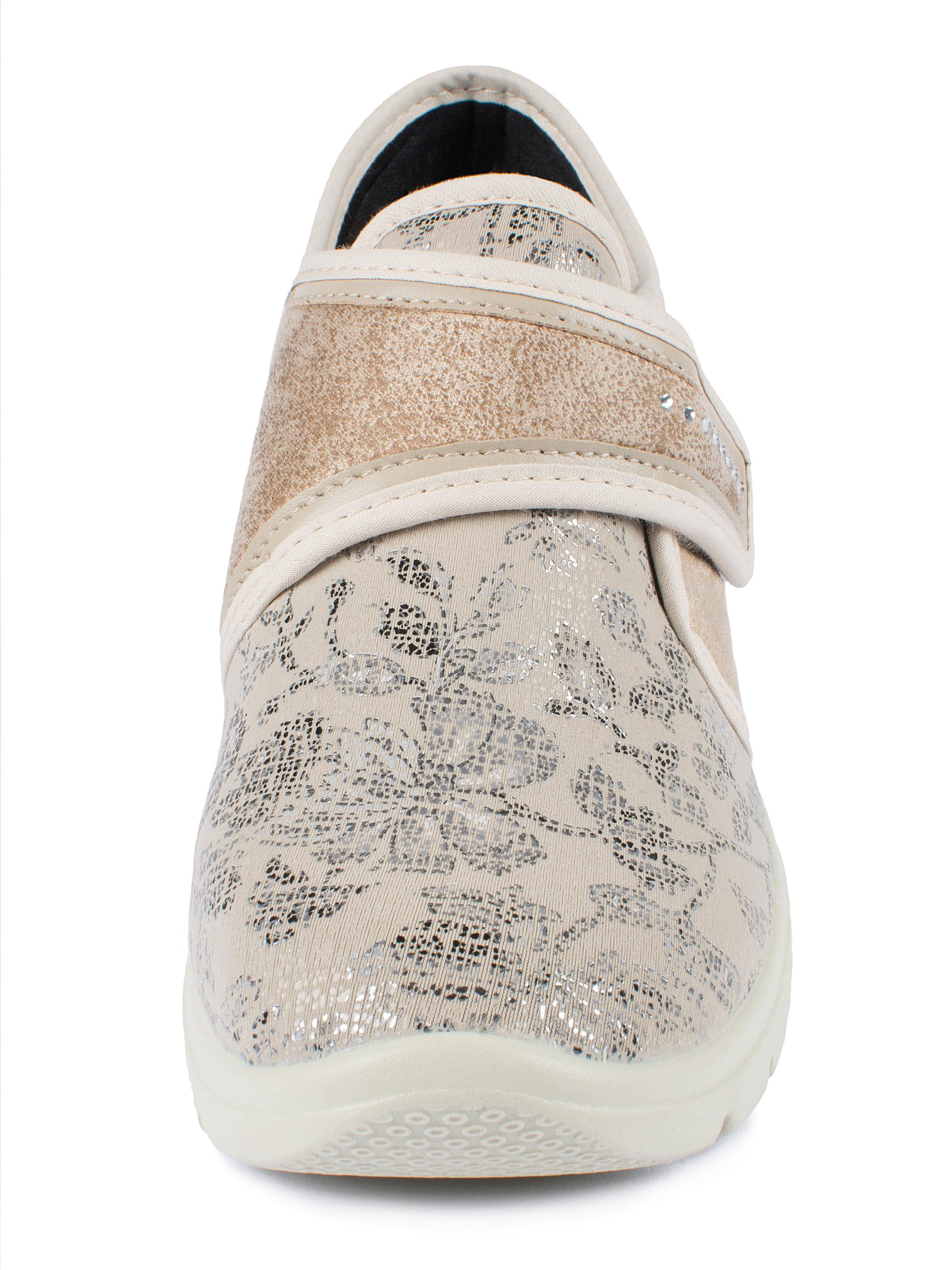 Aerosoft Damen Klett-Halbschuh Stretch 19 Weite G-H Wechselfußbett rutschhemmend