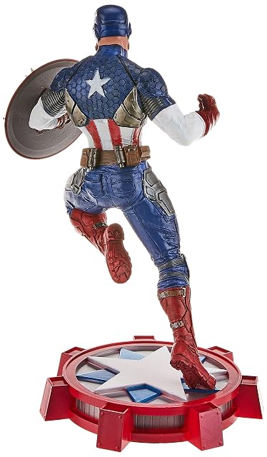 Foto 2 de 4 de Diamond Select Toys- Diamond Captain Estatua Capitán América, Multicolor, Talla única (AUG172640)