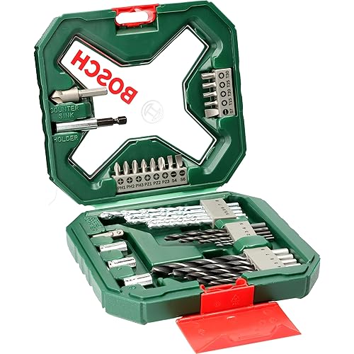 Immagine del prodotto Set Bosch da 34 pz. Set di punte e bit avvitamento X-Line (per legno, muratura e metallo, accessori trapano e cacciavite)
