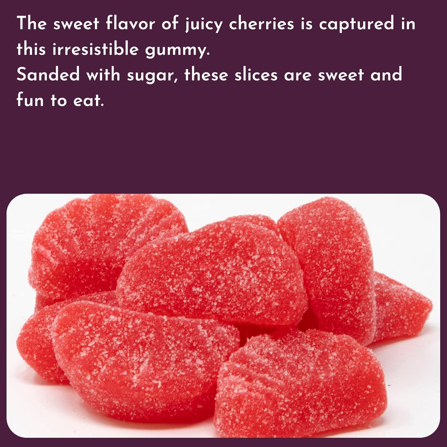 WinCrest Bulk Cherry Jelly Slices - 5 Lb Case