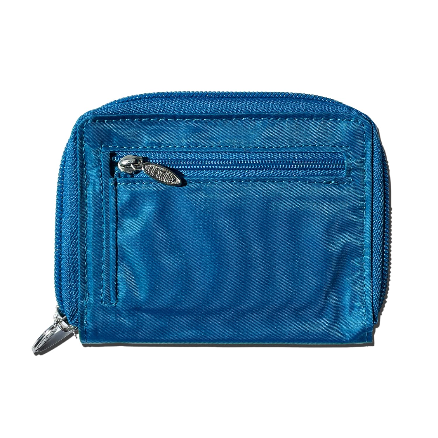 Big Skinny Women's Lynx Zippered Slim Wallet, Holds Up to 30 Cards