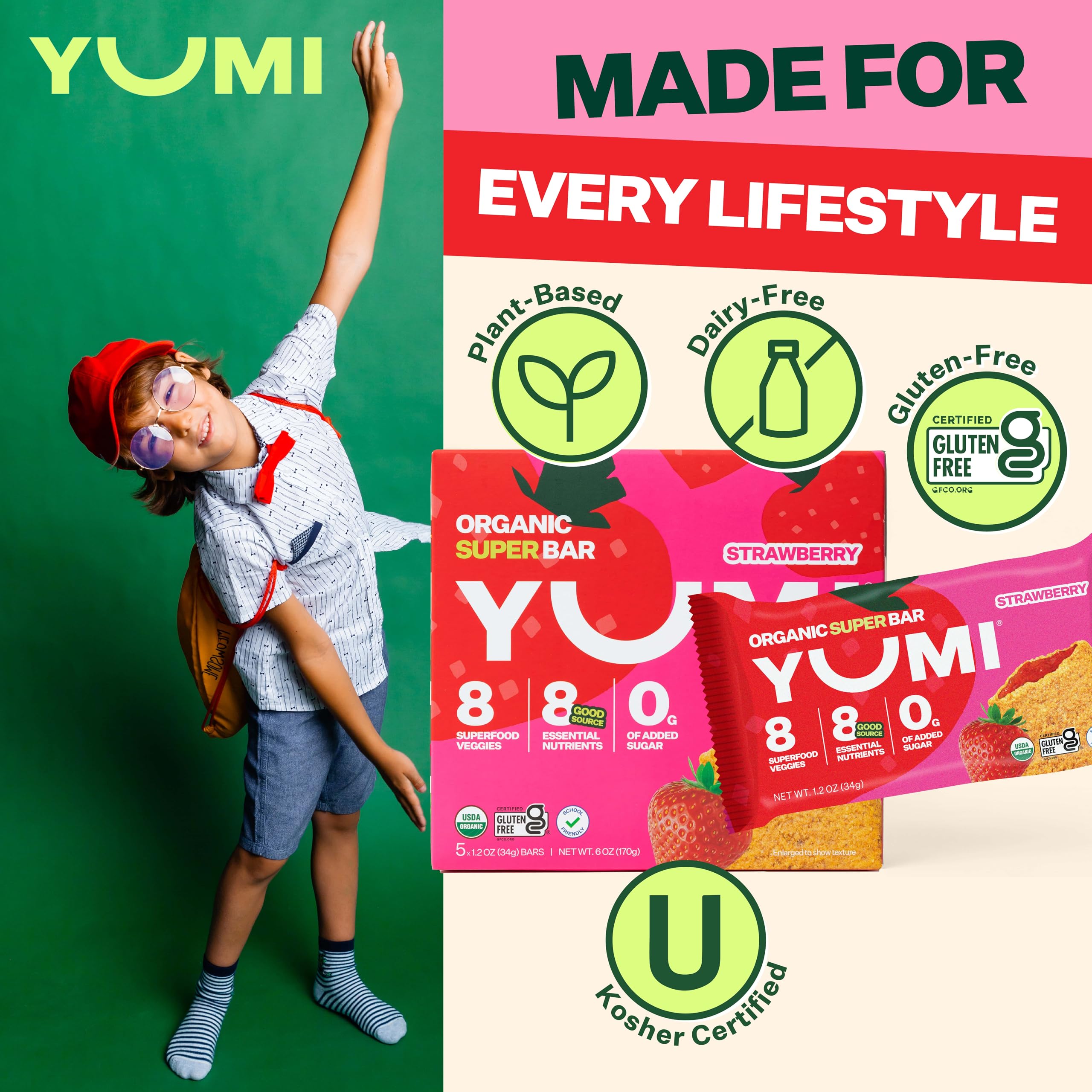 Amazon.com: YUMI Organic Breakfast Superbar, Gluten-Free, No Added