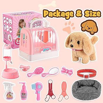 PET 5cm×5m 50cm/loop 可爱汪汪 Corgi Interactive Walking and Barking Robot Dog with Volume