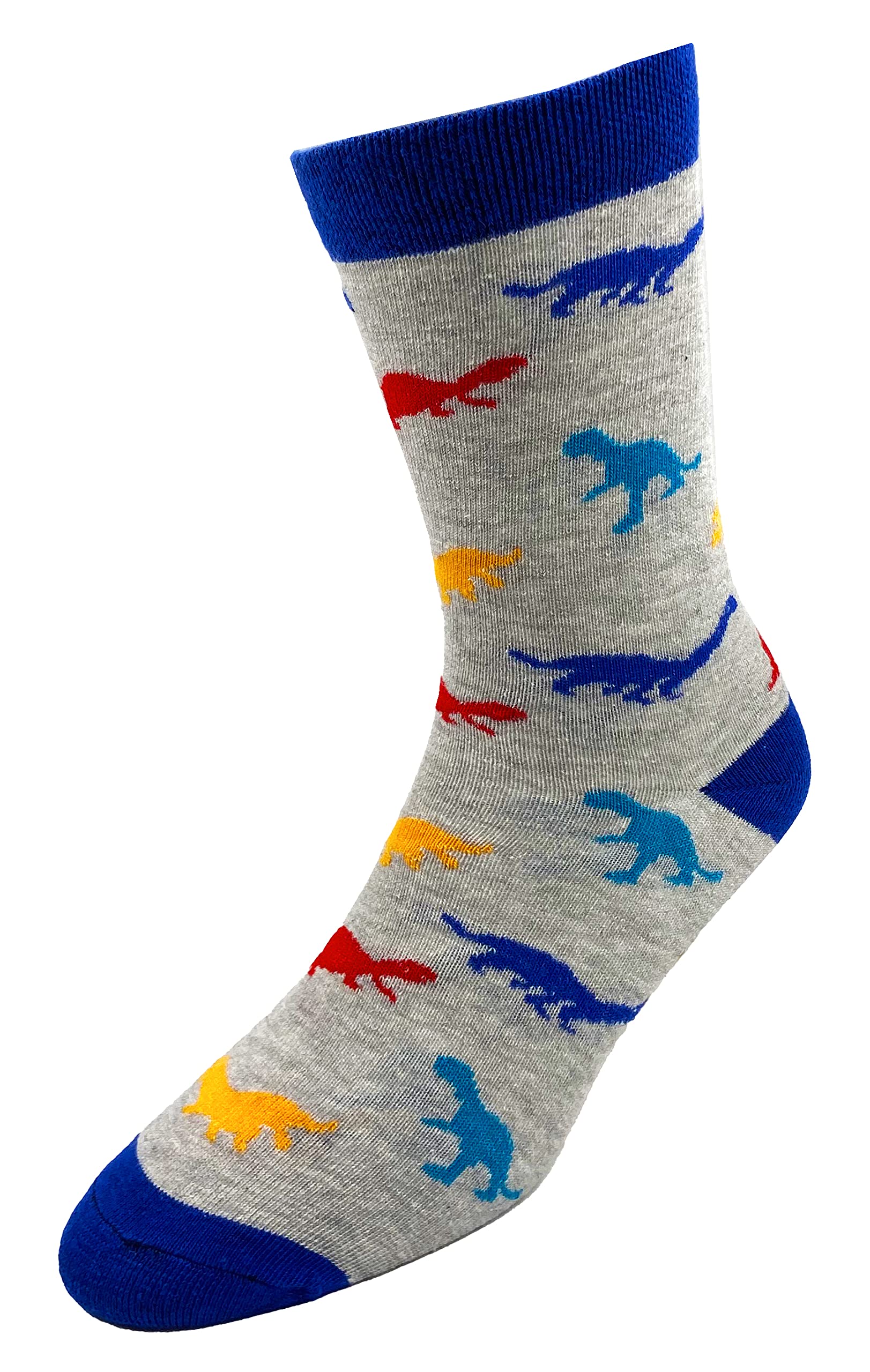 RC. ROYAL CLASS Boy's and Girl's Calf Length Cotton Socks (Pack of 5)(7-8 Years_Multicoloured) 3