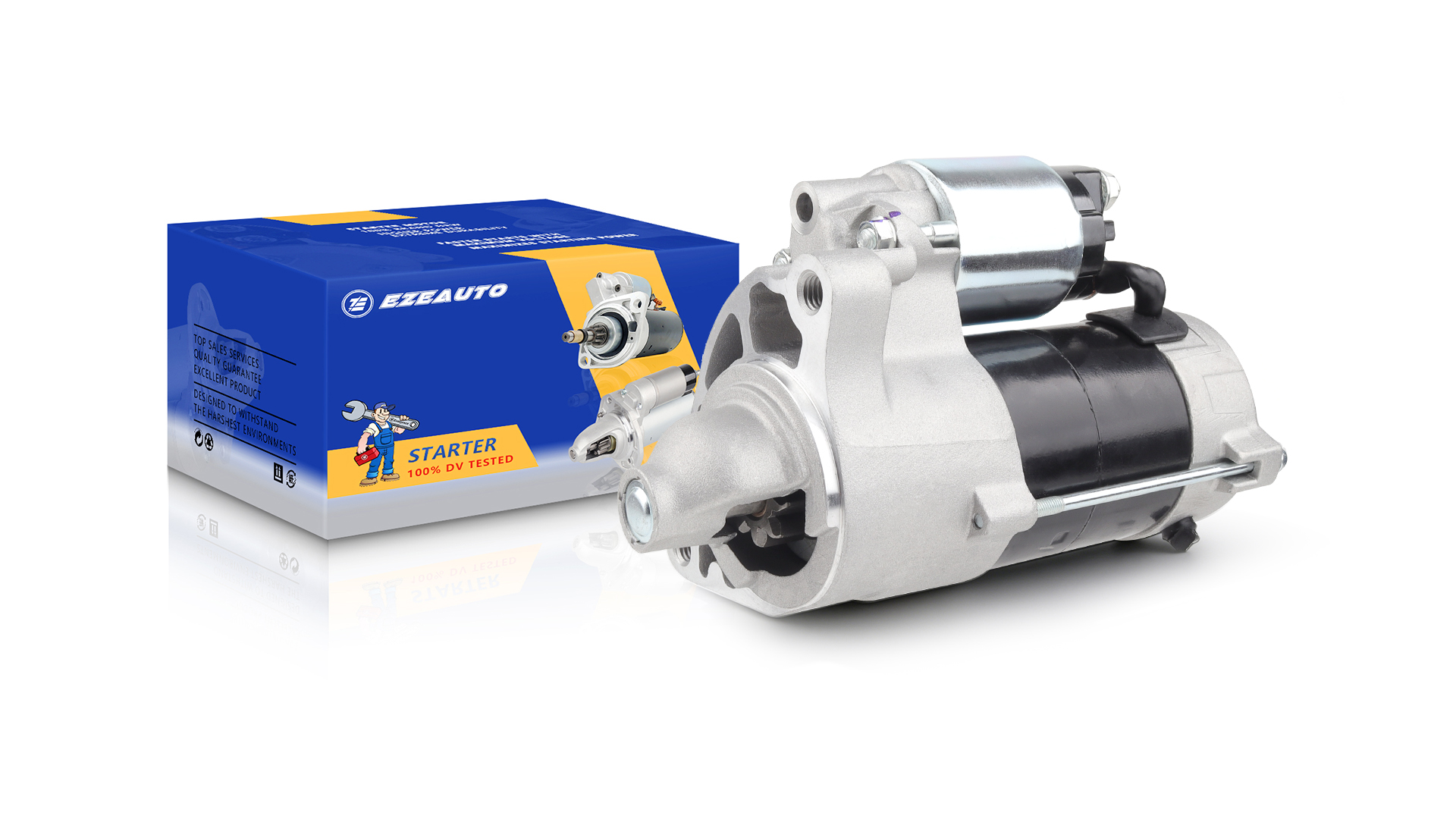 Image of Ezexpreze 17950 New Starter 3.7L 4.7L for Dodge Dakota /Ram 1500 2006-2010, for 3.7L Durango 2006-2009, for Ram 1500 2011-2013, for Dakota 2011, for Mitsubishi Raider 2006-2009, 428000-3051 410-52233