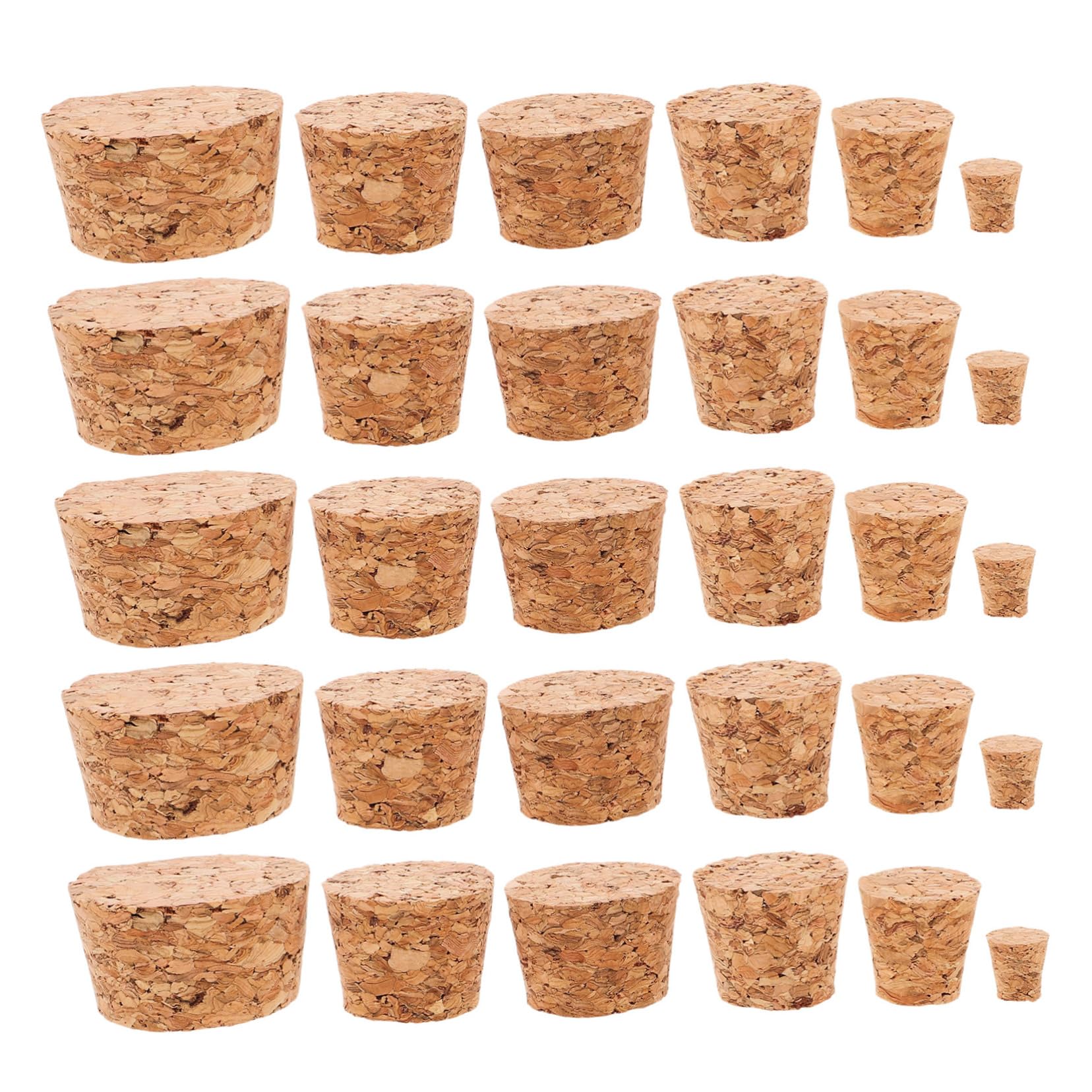 ULTECHNOVO 4sets Tappi Sughero Per Bottiglie Di Vino Diverse Per Craft e Conservazione Realizzati Sughero Resistente Perfetti Per Bottiglie e Barattoli Artigianali