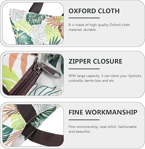 Miniatura 4 de Bolsa de mano portátil con cremallera Oxford de tela impermeable para mujeres (color surtido) bonita bolsa de uso diario portátil