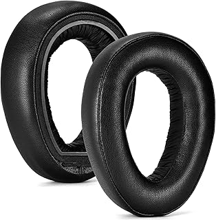 PXC 550 Ear Pads - defean Replacement Ear Cushion Cover Compatible with Sennheiser PXC 550 PXC 550-II Wireless MB 660 Series Headset,Softer Leather,High-Density Noise Cancelling Foam, Added Thickness
