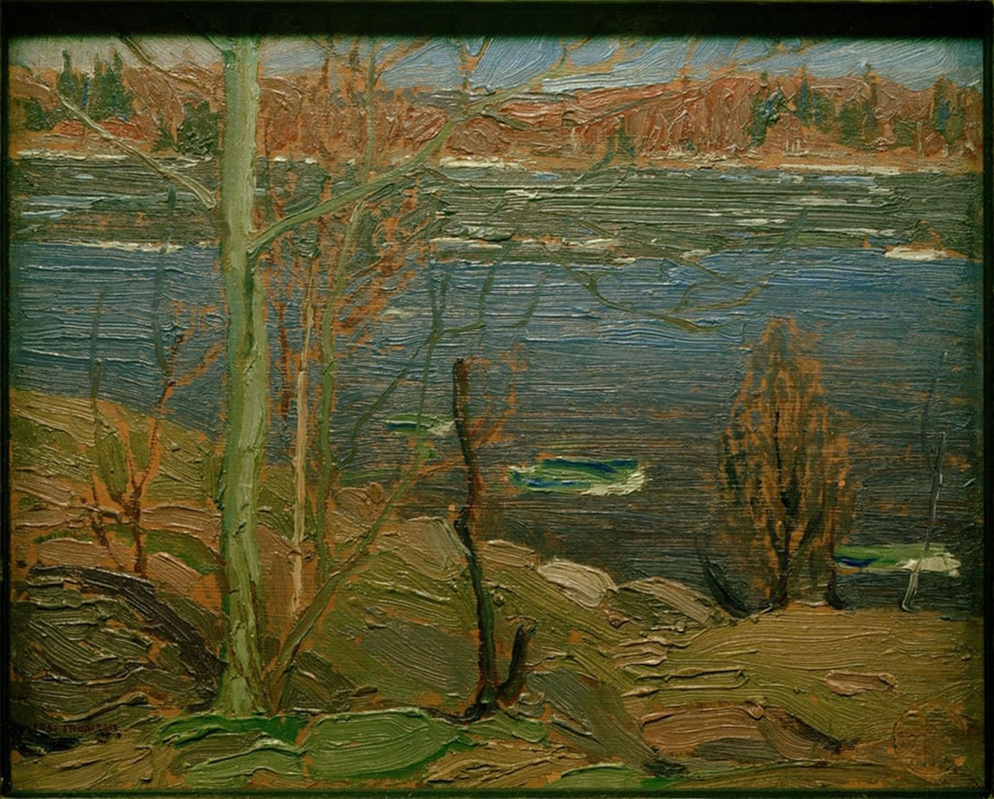 ARTXLXXBN Famous Art Print Poster Vintage Wall Art the Opening of the Rivers by Tom Thomson Canvas Art Poster for Home Decor 60x90cm