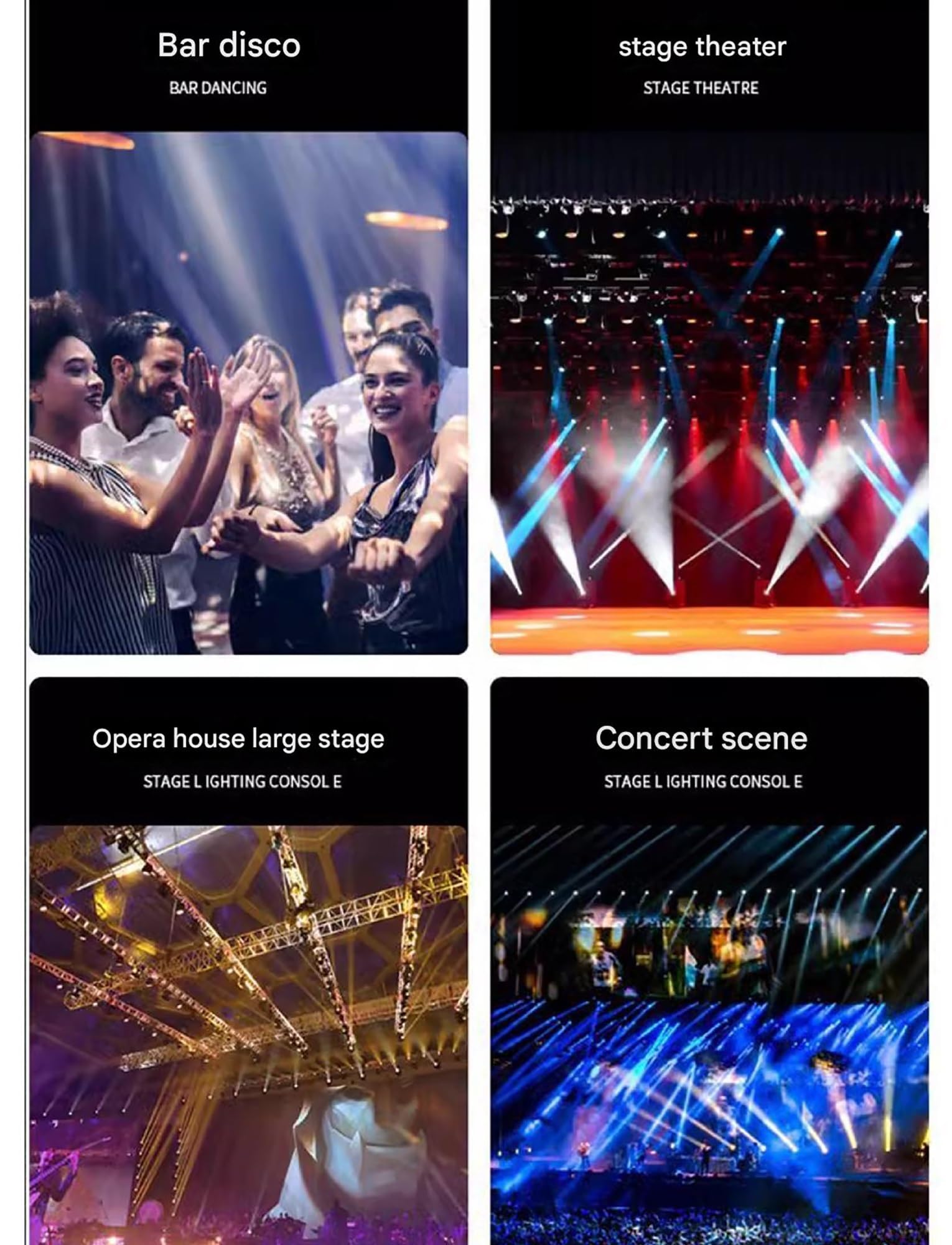 DMX512 Controller für Bühnenbeleuchtung, Live-Show-Bearbeitungskonsole, unterstützt Barlichter und Lichteffekte, ideal für DJs und Event-Produktionen