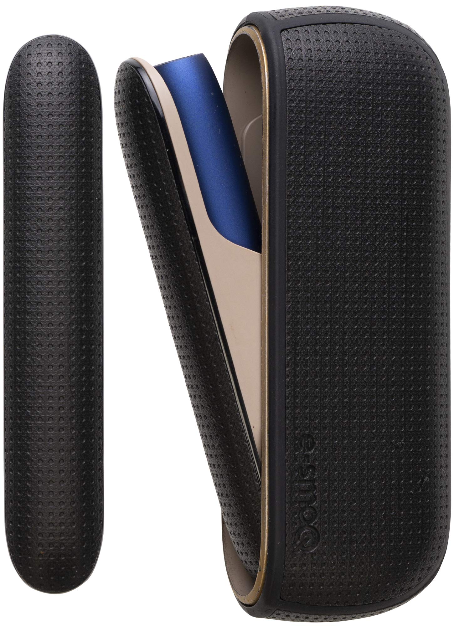 e-smoQProtective Case Compatible with IQOS 3 Duo - Premium Faux Leather Case - Case for Maximum Protection Against Scratches and Damage - Accessories for IQOS 3 Duo Starter Set