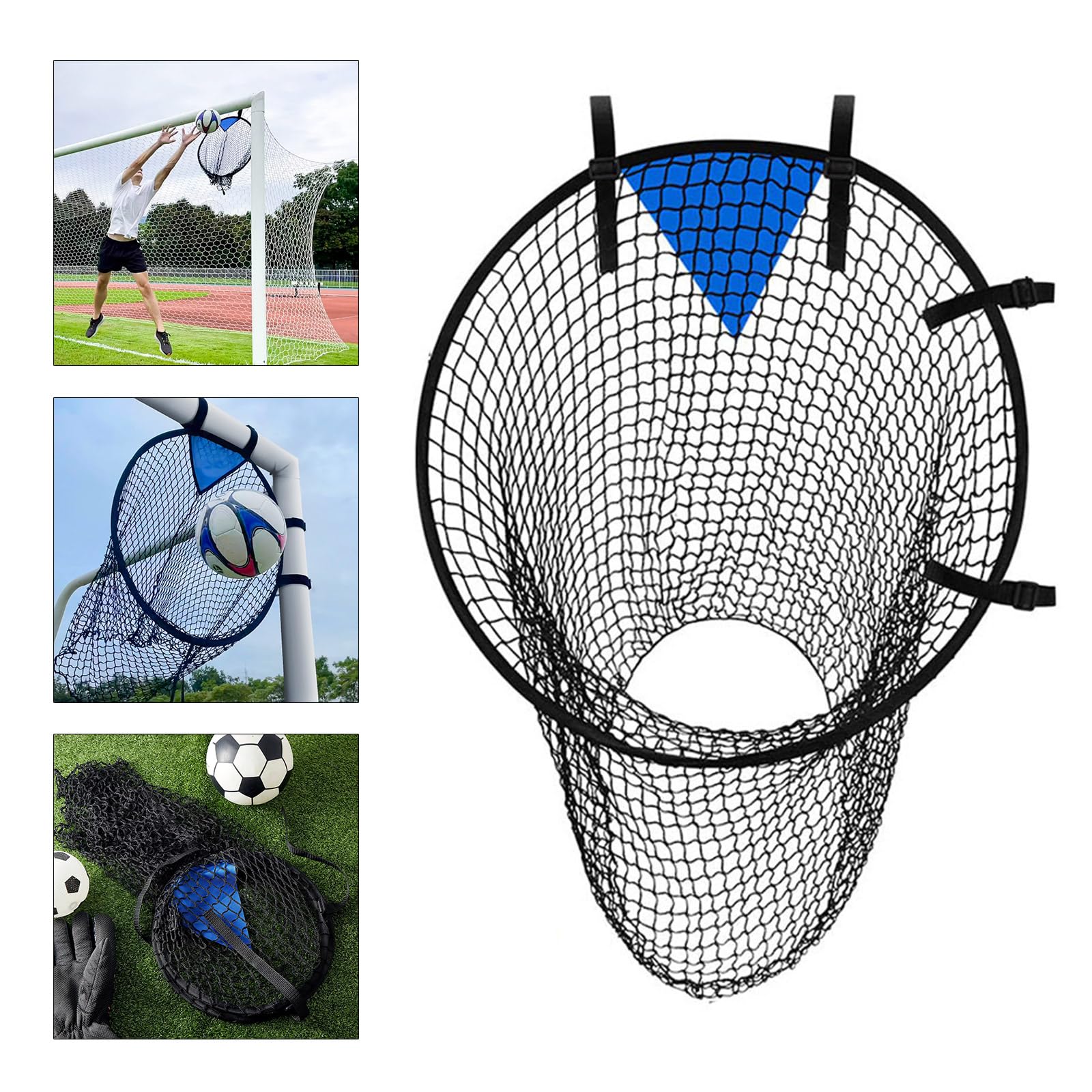 Btgghytr Portable Soccer Targets Goal Net Top Bins Soccer Training Equipment Football Training Targets Net Easy Setup Portabl