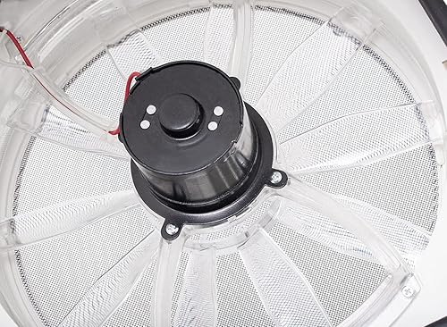 Miniatura 6 de RVLOVENT Ventilador de ventilación de techo RV de 12 V, control remoto automático, 14 pulgadas, 10 velocidades (humo)