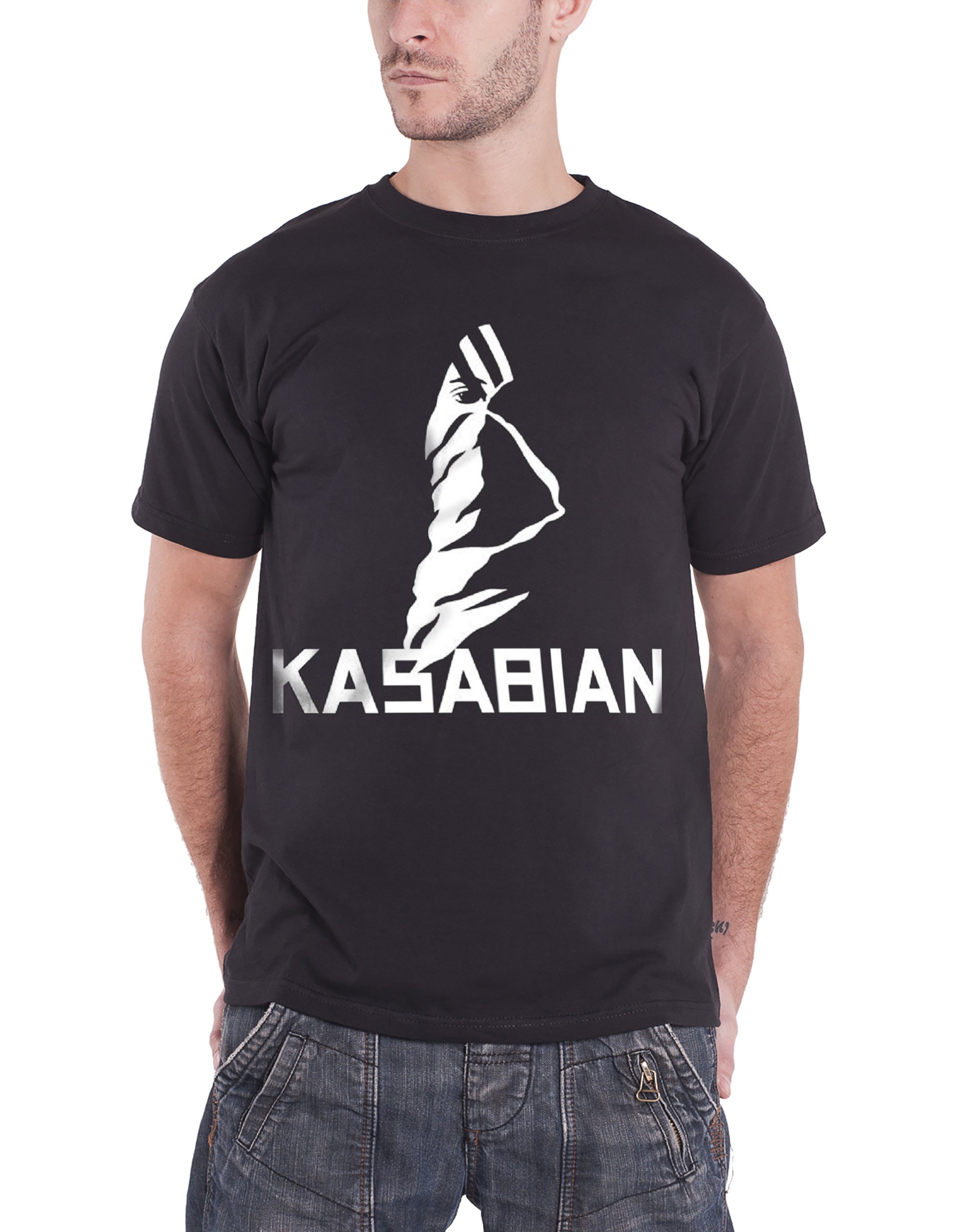 Bravado Men's Black Kasabian Ultra Face T-Shirt Large