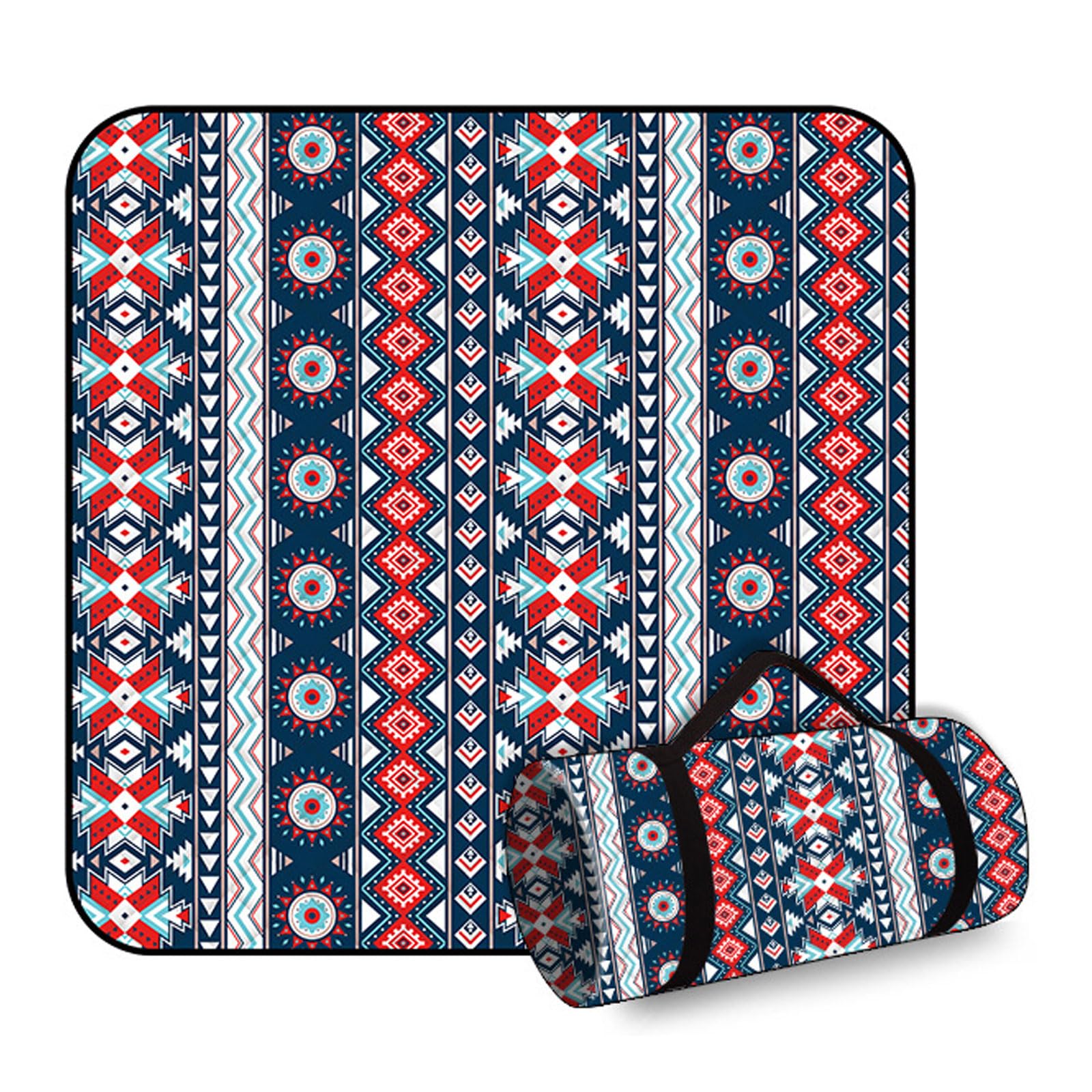 Coperte Picnic Impermeabili Pieghevoli Spiaggia Esterni Anti Sabbia Per Campeggio Prato Parco Accessori-Dark blue