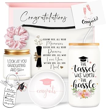 2026 Graduation Gifts for Women Her, The Tassel Was Worth The Hassle, High School College Master Degree Grad Gifts Class of 2026 Graduation Gift Set for Daughter, Sister, Friend