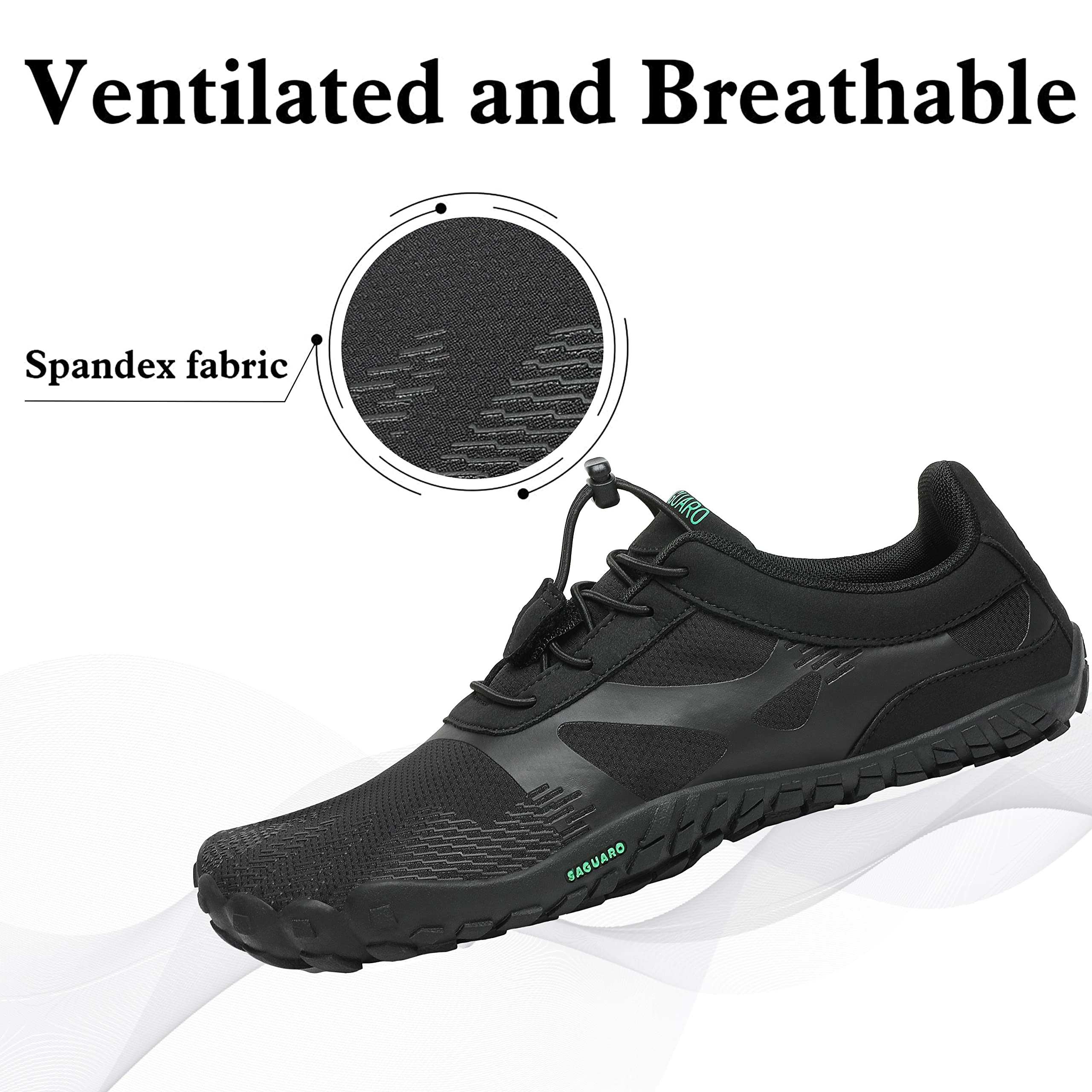Leggera Scarpe a Piedi Nudi Uomo Minimaliste Regolabile Scarpette di Una comodità Donna Flessibile Elastico Calzature da Spiaggia Asciugatura Veloce Calzature da Trail Running GR.36-48