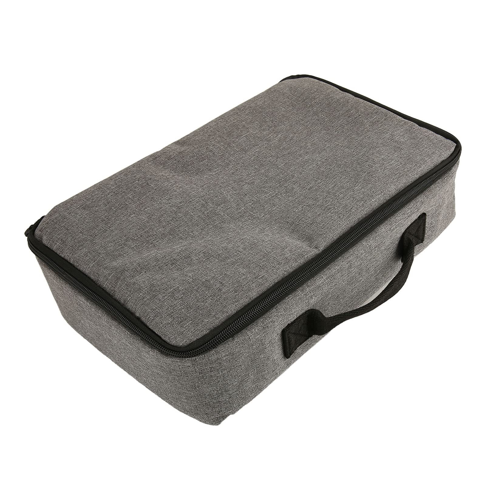YOUTHINK Sturdy Handle Gray Projector Travel Bag with Fixed Pocket and Heavy Duty Nylon Material for Mini Projectors