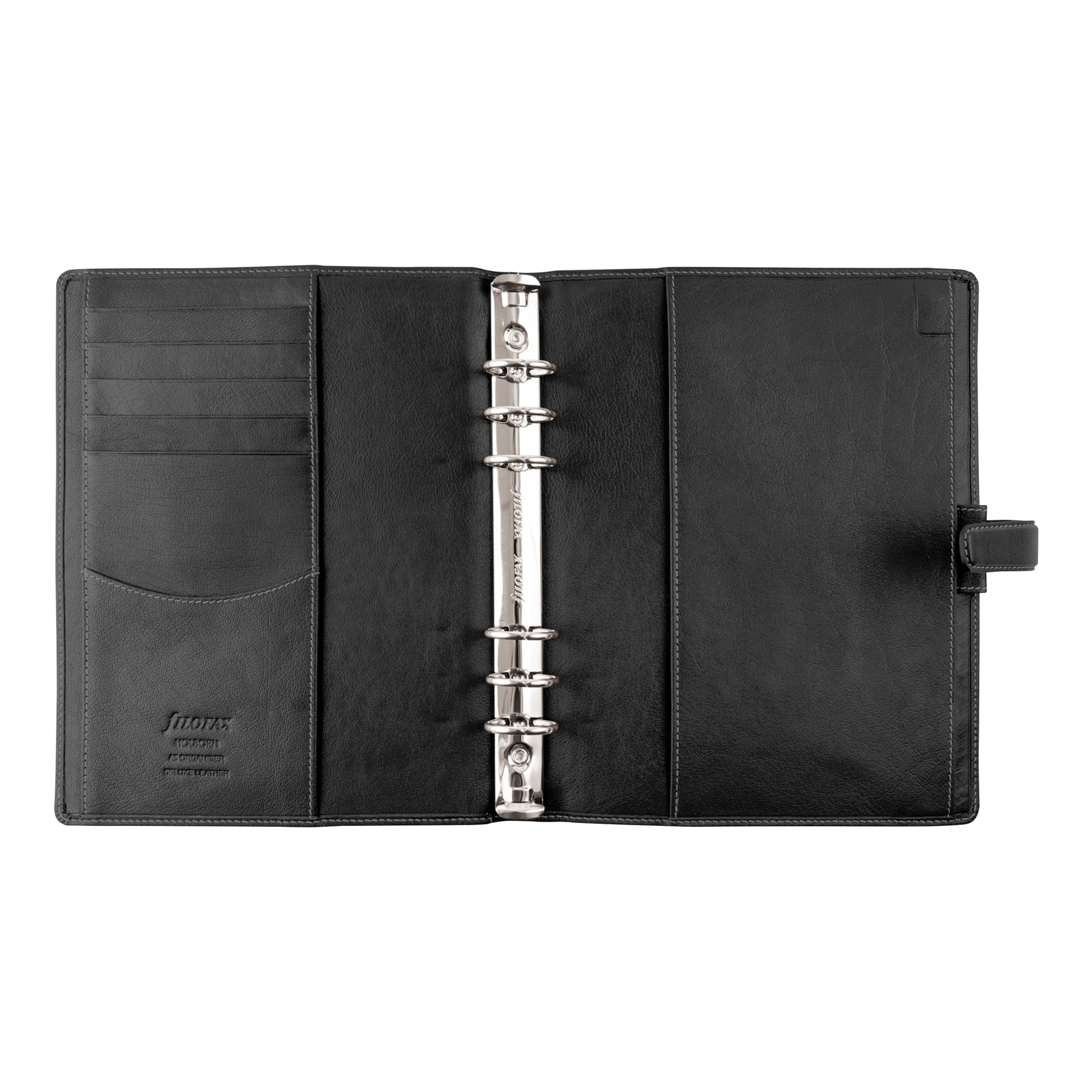 Filofax Holborn C025118 - Organizer formato A5, in pelle di bufalo pieno fiore, con 6 anelli, visualizzazione settimanale, in cotone e crema, multilingue