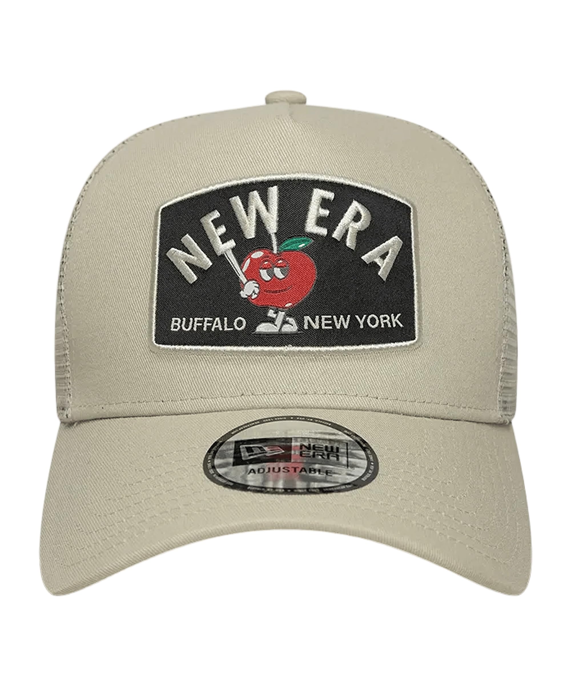 New Era Adult's 9Forty Trucker Summer Patch Trucker Baseball Cap Hat Light Beige