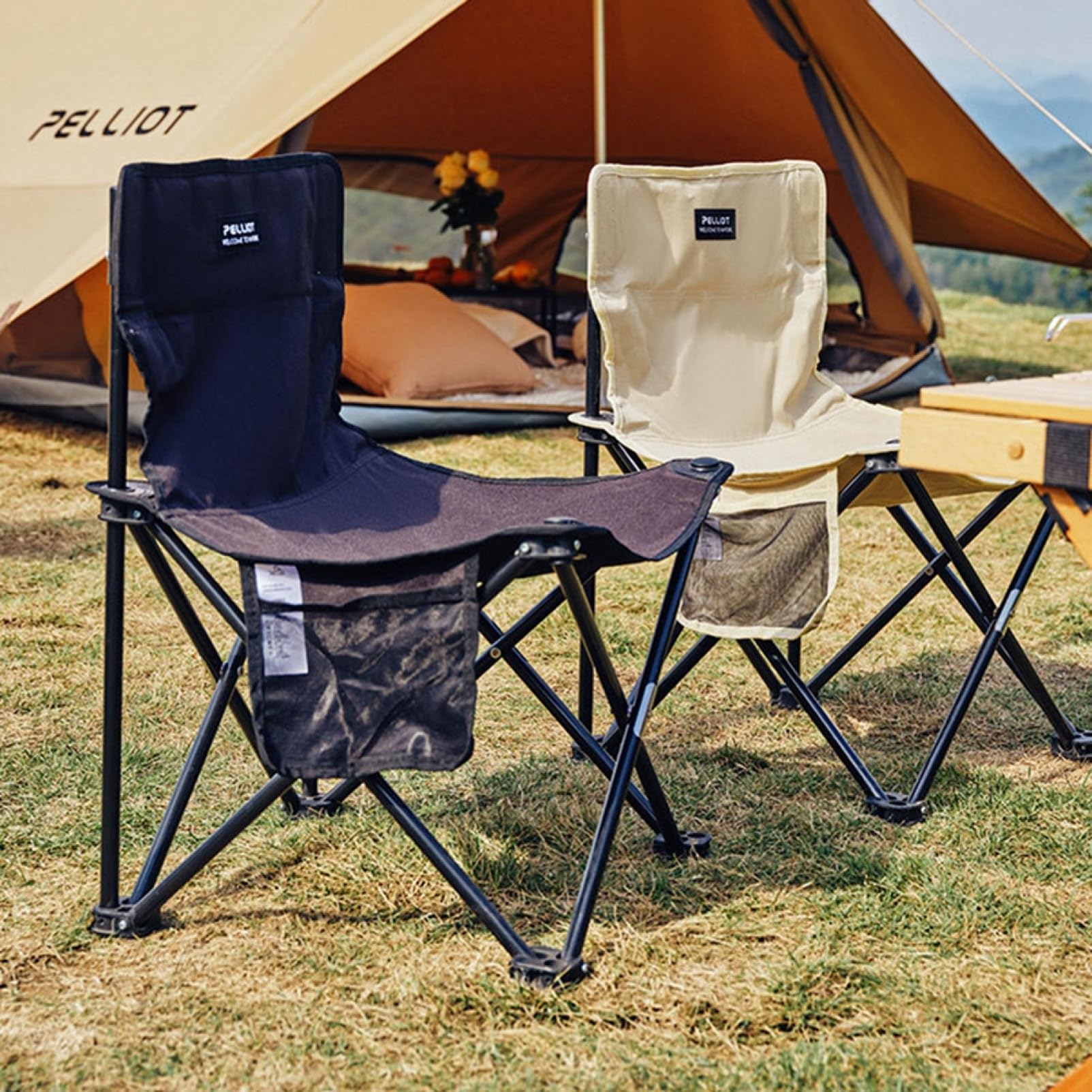 Amazon.co.jp: KMNOZOMI アウトドアチェア 折りたたみ キャンプ