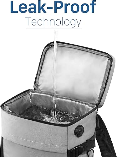 Miniatura 4 de Oceas Mochila térmica aislada impermeable  Mochila térmica suave para 40 latas a prueba de fugas  Forro impermeable que mantiene el almuerzo, la