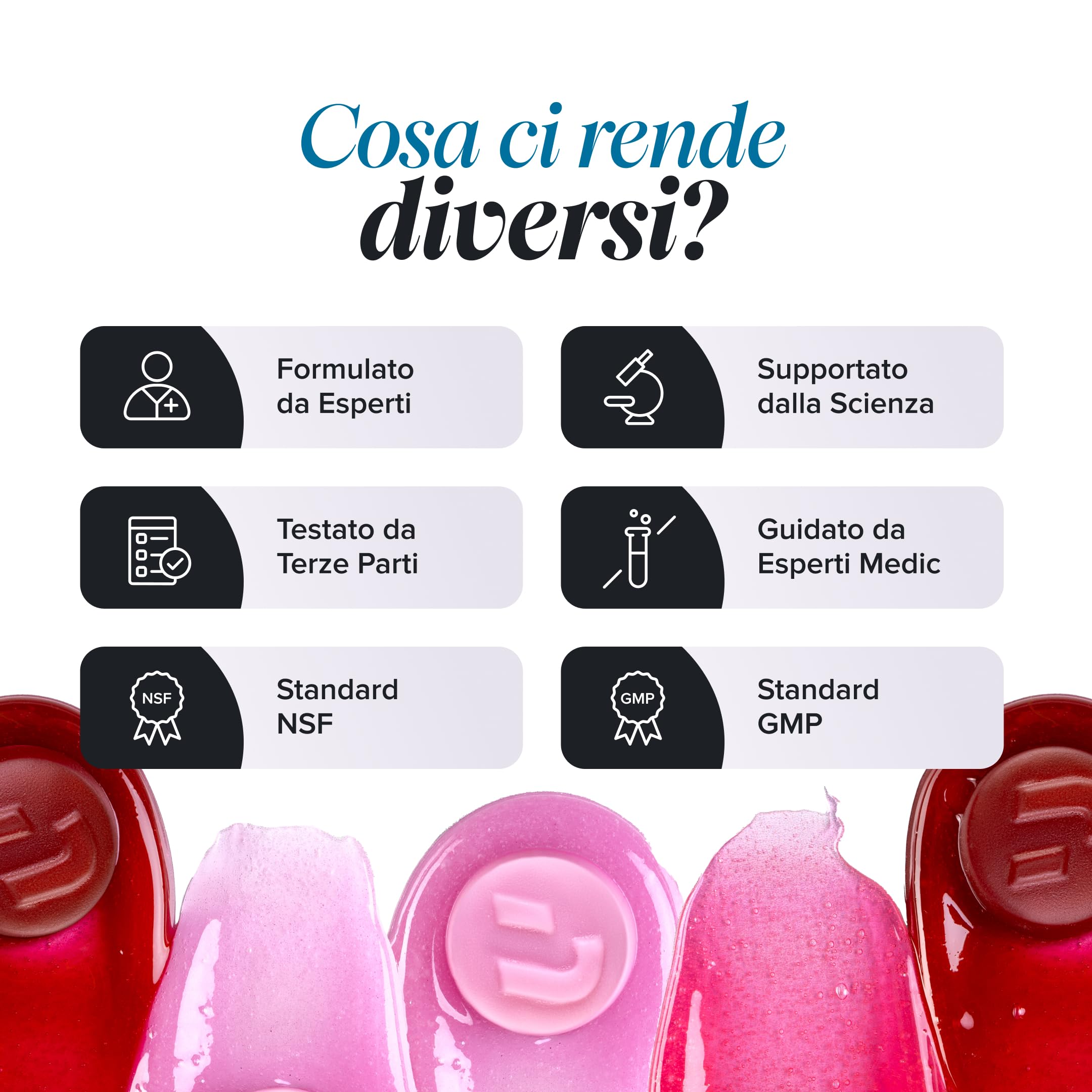 Creatina Monoidrata Gommose – 5000 mg per Porzione ad Alta Forza – Aumenta le Prestazioni Fisiche – Alternativa a Polvere, Compresse e Capsule – Vegana, Gusto Fragola – 90 Gommose – Novomins