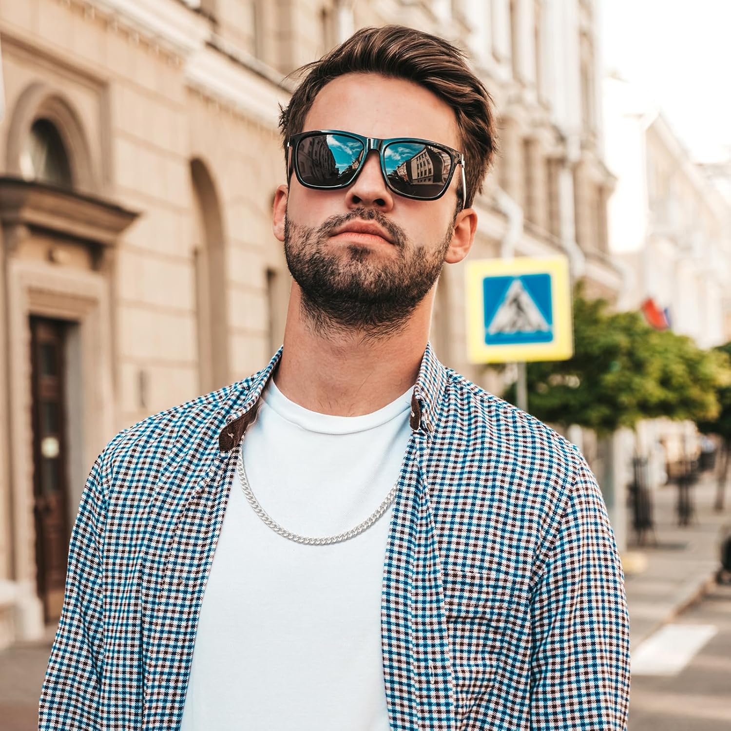 4mm/5mm Cuban Link Chains for Men - 925 Sterling Silver Diamond Cut Cuban Link Curb Chain Necklace Jewelry Gift for Men, 18 20 22 24 Inches - Image 4