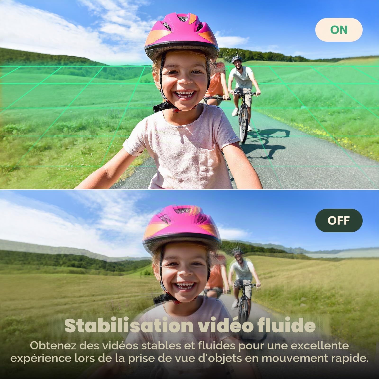 AKASO Keychain3 Camera Sport Portable 4K Mini Caméra Vlog Stabilisation