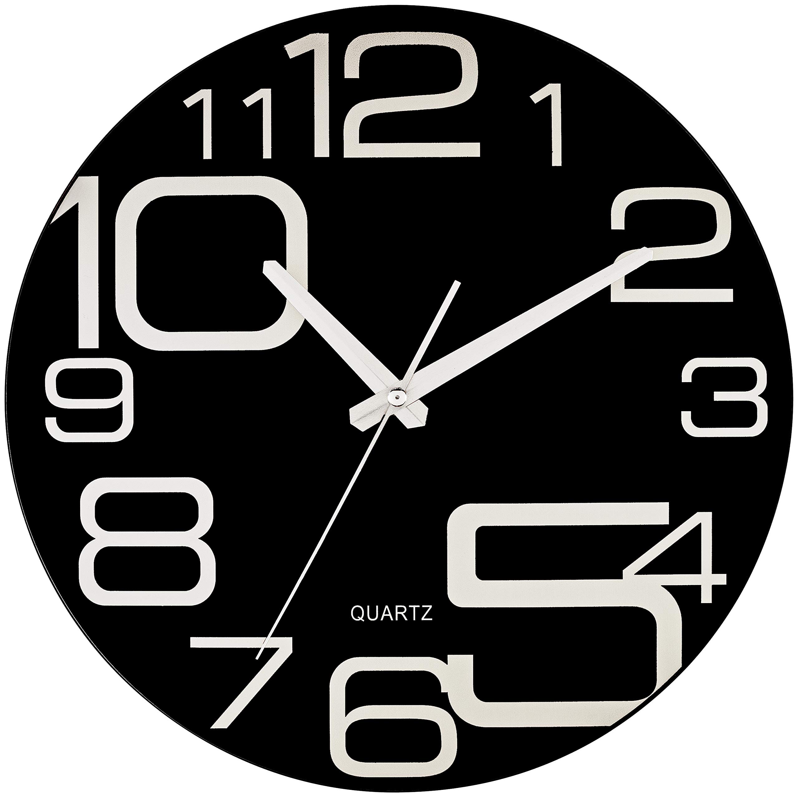Horloge murale sans tic-tac Bernhard Products pour retrouver le sommeil dans sa chambre