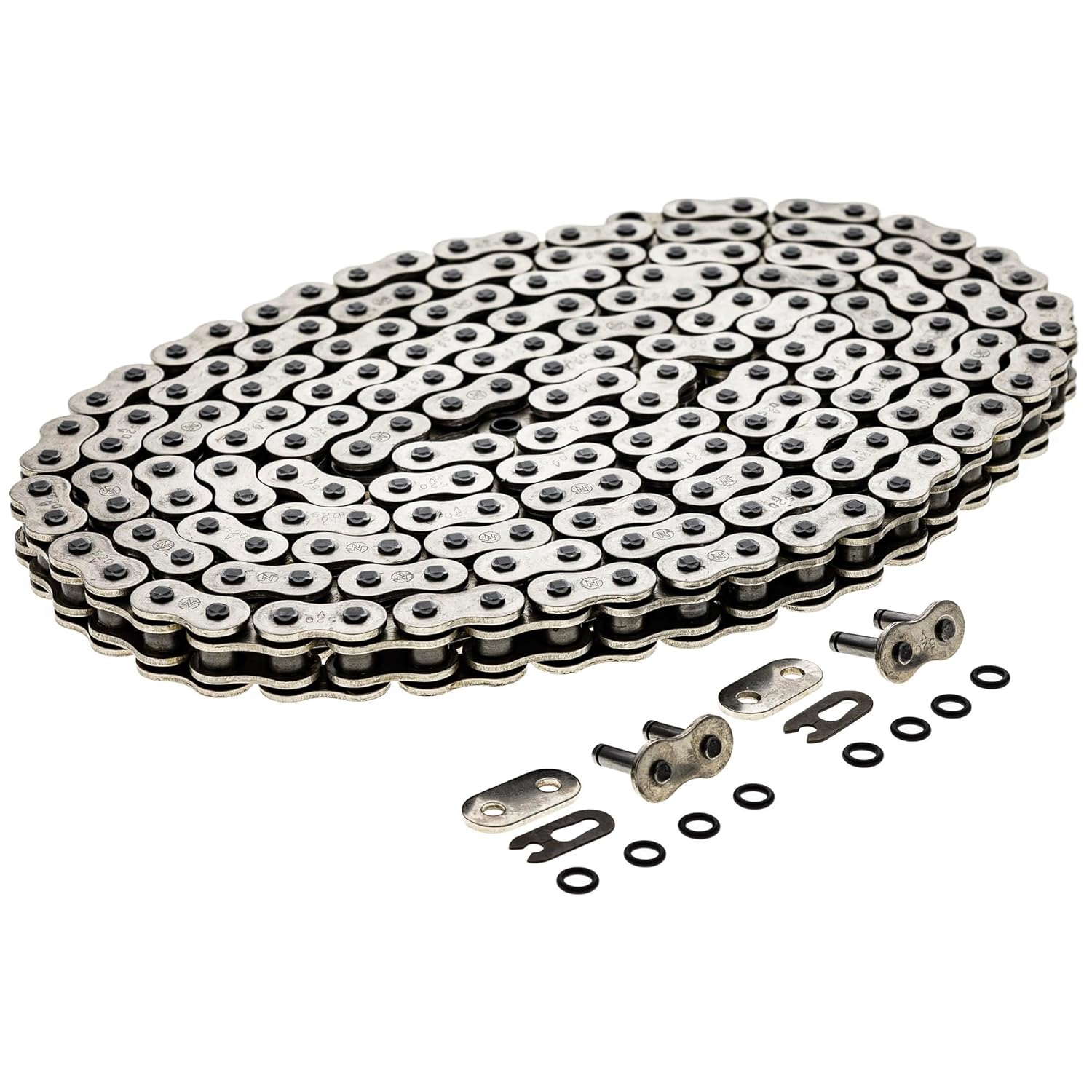 NICHE 520 O-Ring Motorcycle Drive Chain Bulk Reel with 2 Connecting Master Link (10 Feet)