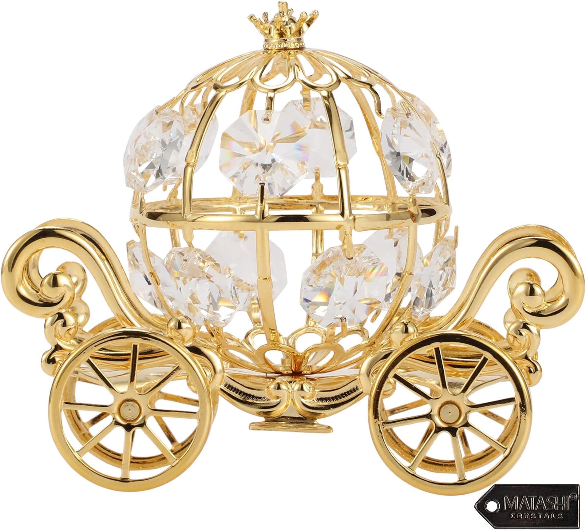 ミニシンデレラ、純正マタシクリスタル製パンプキンコーチ