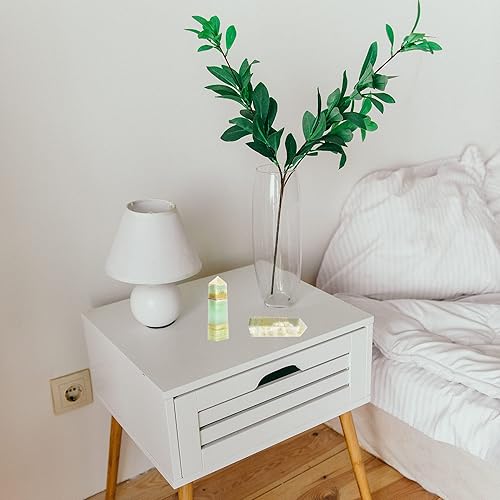 Miniatura 6 de JIC Gem Varita de cristal natural de calcita caribeña, columna tetraédrica de un solo punto, torre de cristal curativo, regalos de decoración de 1 a