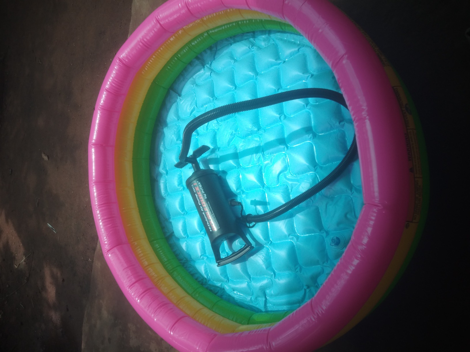 Intex Big Size Inflatable Swimming Pool with Hand Pump, 3ft ...