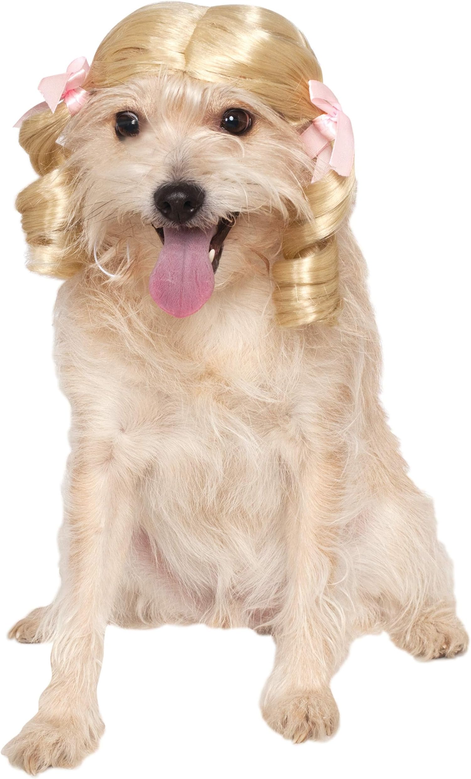 Rubies Cheerleader Pet Wig for Dogs or Cats, S/M