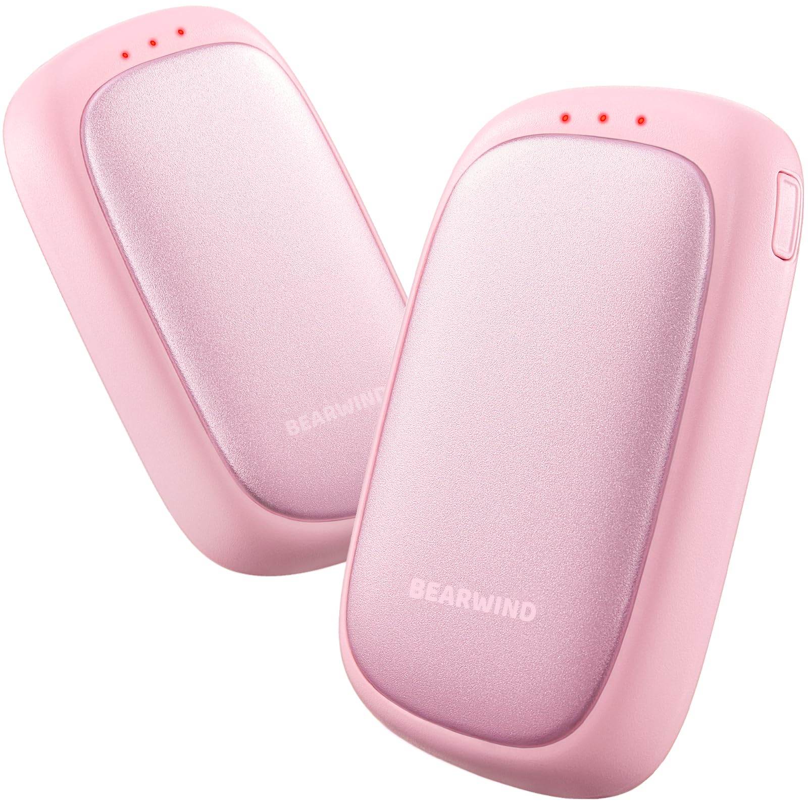 Bearwind Electric Hand Warmers Rechargeable - 2 Pack Magnetic Pocket Heater Handwarmers with AI Chips, Portable Hunting Gear, Reusable Winter Essentials, Gift Ideas for Men, Women, Outdoor