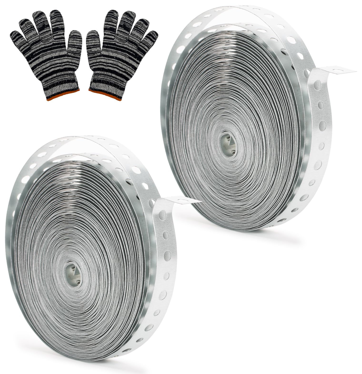 Galvanized Metal Pipe Straps, 3/4 Inch, 24 Gauge, 10ft/roll Hanger - View #8