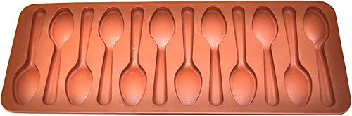 NY Cake SCMSPOON Suministros para manualidades, longitud 4 1/8 pulgadas de ancho 1 pulgada de profundidad de 1/4 pulgadas, multicolor