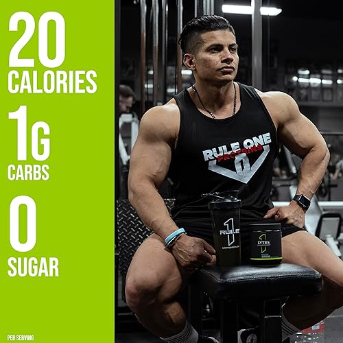 Miniatura 2 de Rule 1 Lytes - Mezcla de apoyo de hidratación con 5 minerales electrolíticos mejorados con citrulina, agua de coco y polvos de sandía, además de