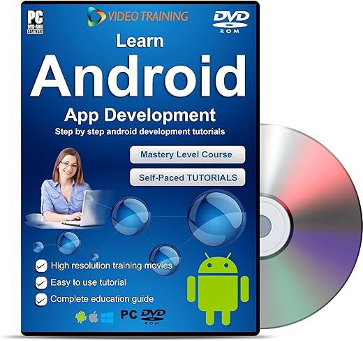 Mastering Android App Development Training Tutorial Video DVD – Fast Learning Self-Paced Tutorial High Quality Training Videos with Examples -…