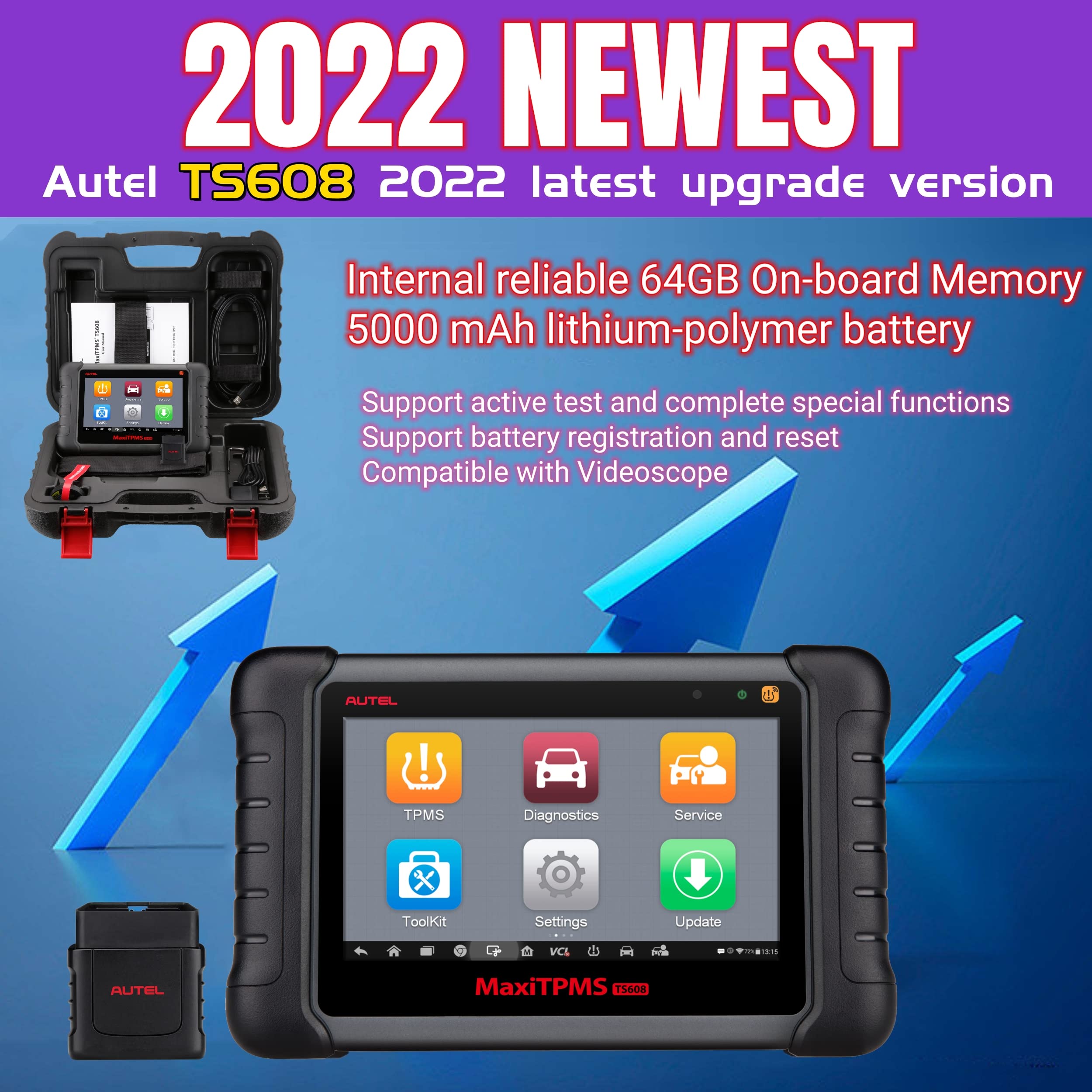 BICストアAutel MaxiTPMS TS608 Pro Bidirectional Car Diagnostic Tool, 240