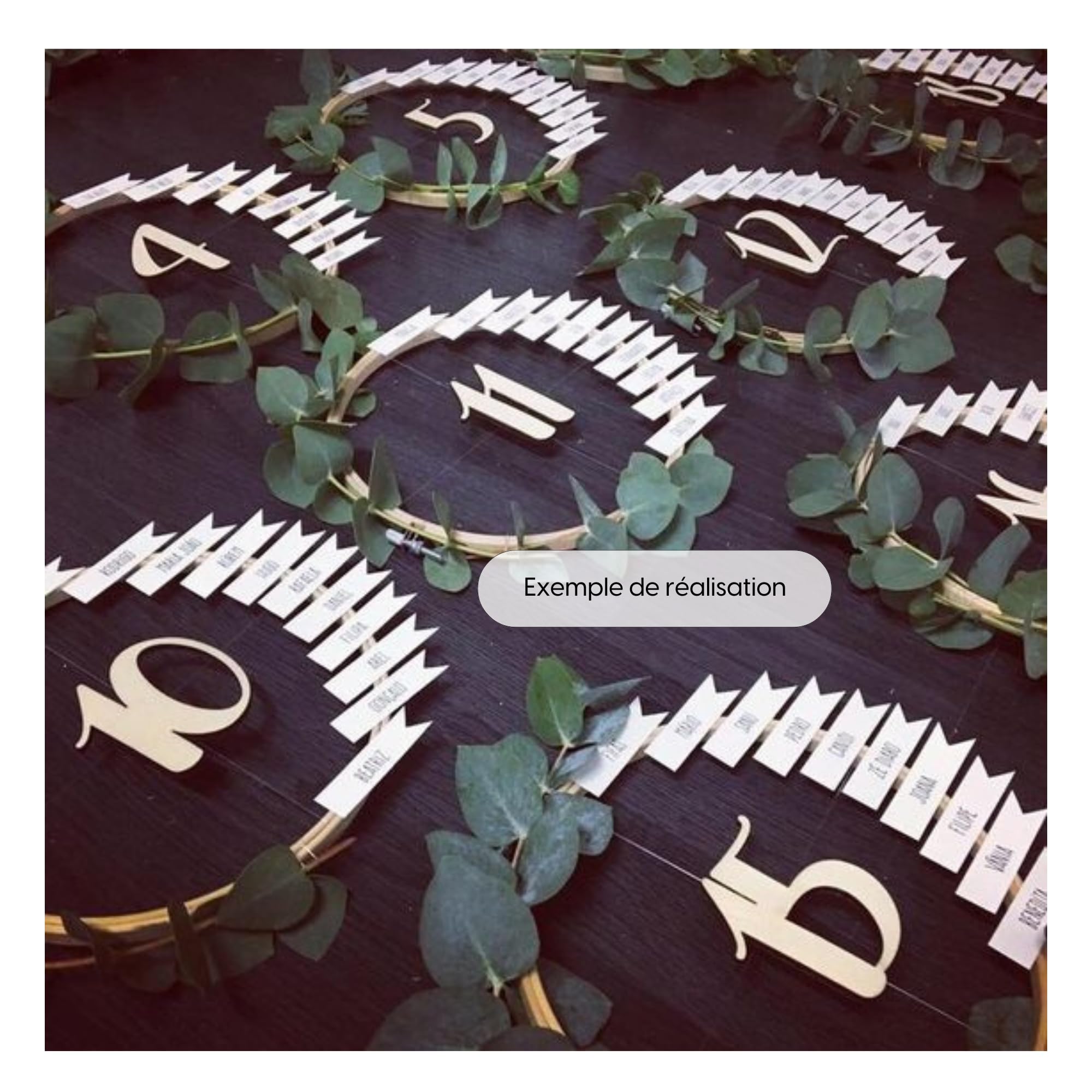 Set Di 8 Numeri Da Tavolo In Acrilico Con Basi In Legno, Lavabili E Riutilizzabili, Per Matrimoni, Compleanni E Decorazioni Fai Da Te