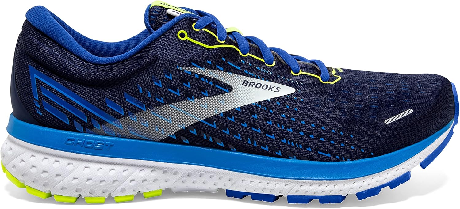 Brooks Men's Ghost 13 Neutral Running Shoe 8 Peacoat/Indigo/Nightlife