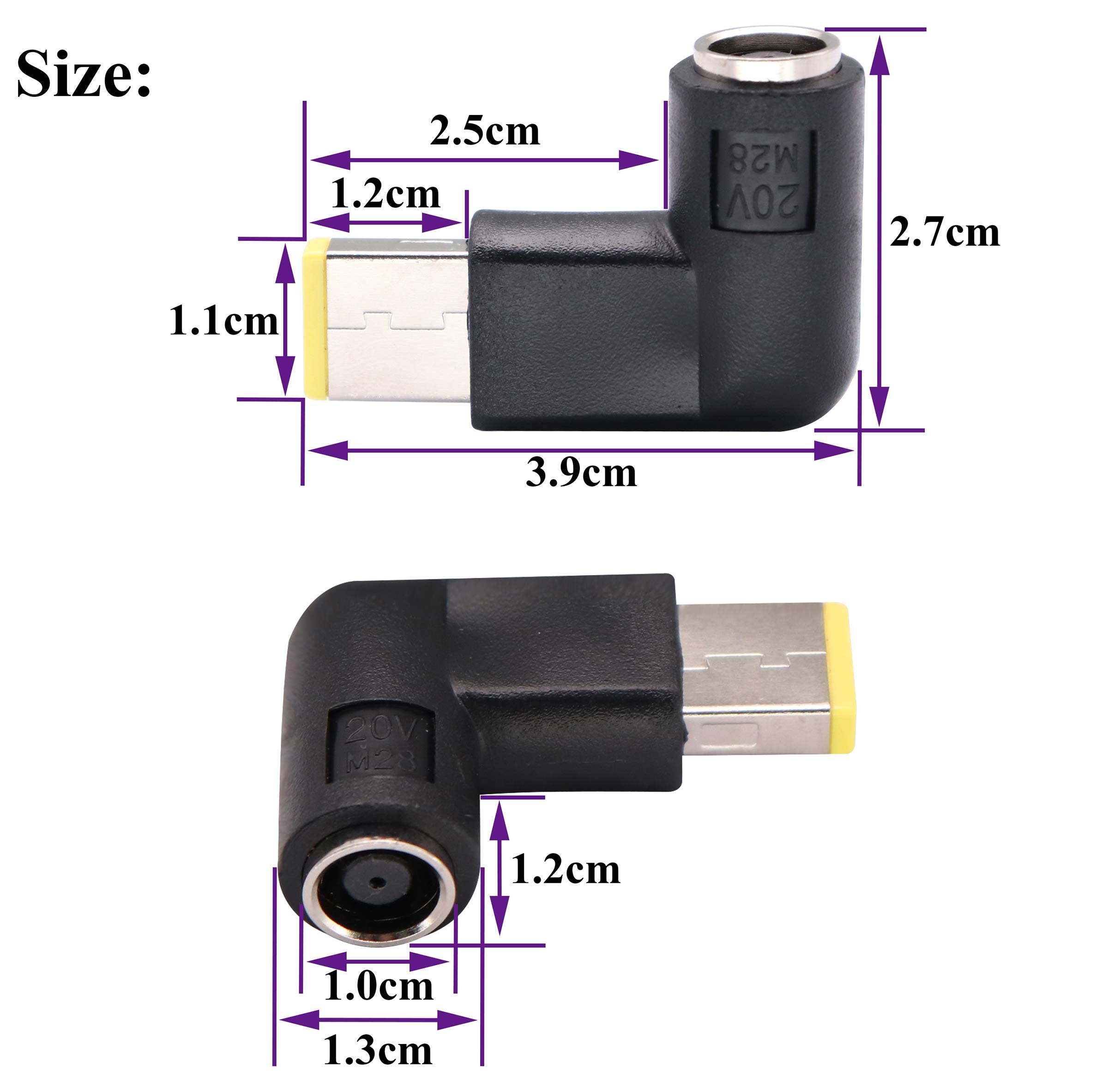 Tip Corner Adapter Snapklik.com : AAOTOKK 90 Degree Tip Adapter Right Angle 7.9mm X 5.5mm ...