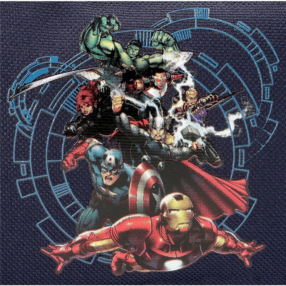 Marvel Avengers Team, Bagagli Borsa Messenger Bambini E Ragazzi, Blu (Blue), 31x42x17.5 cms