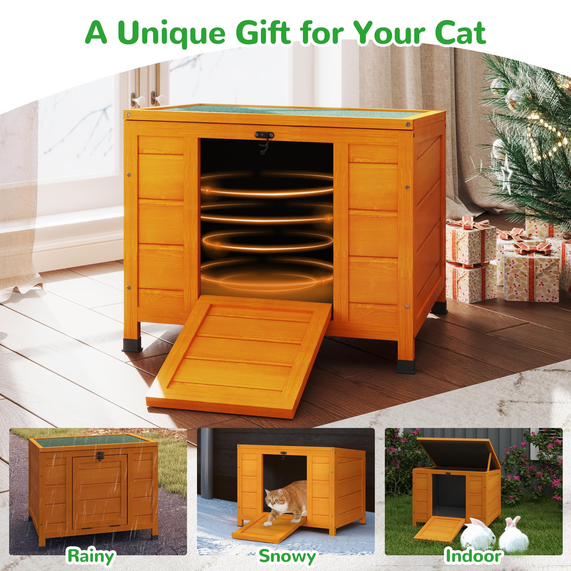 Fshion Wooden 24inches Small Animal House, Stable Outdoor Rabbit Hutch... Fshion Wooden 24inches Small Animal House, Stable Outdoor Rabbit Hutch...