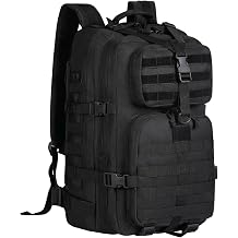 TRAILKICKER Tactical Laptop Backpack Military Backpack for Men Black Tactical Bag Backpack