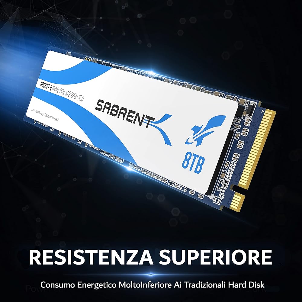 Sabrent Rocket Q 8TB PCIe NVMe M.2-2280 High Performance Internal Solid State Drive thumbnail 5