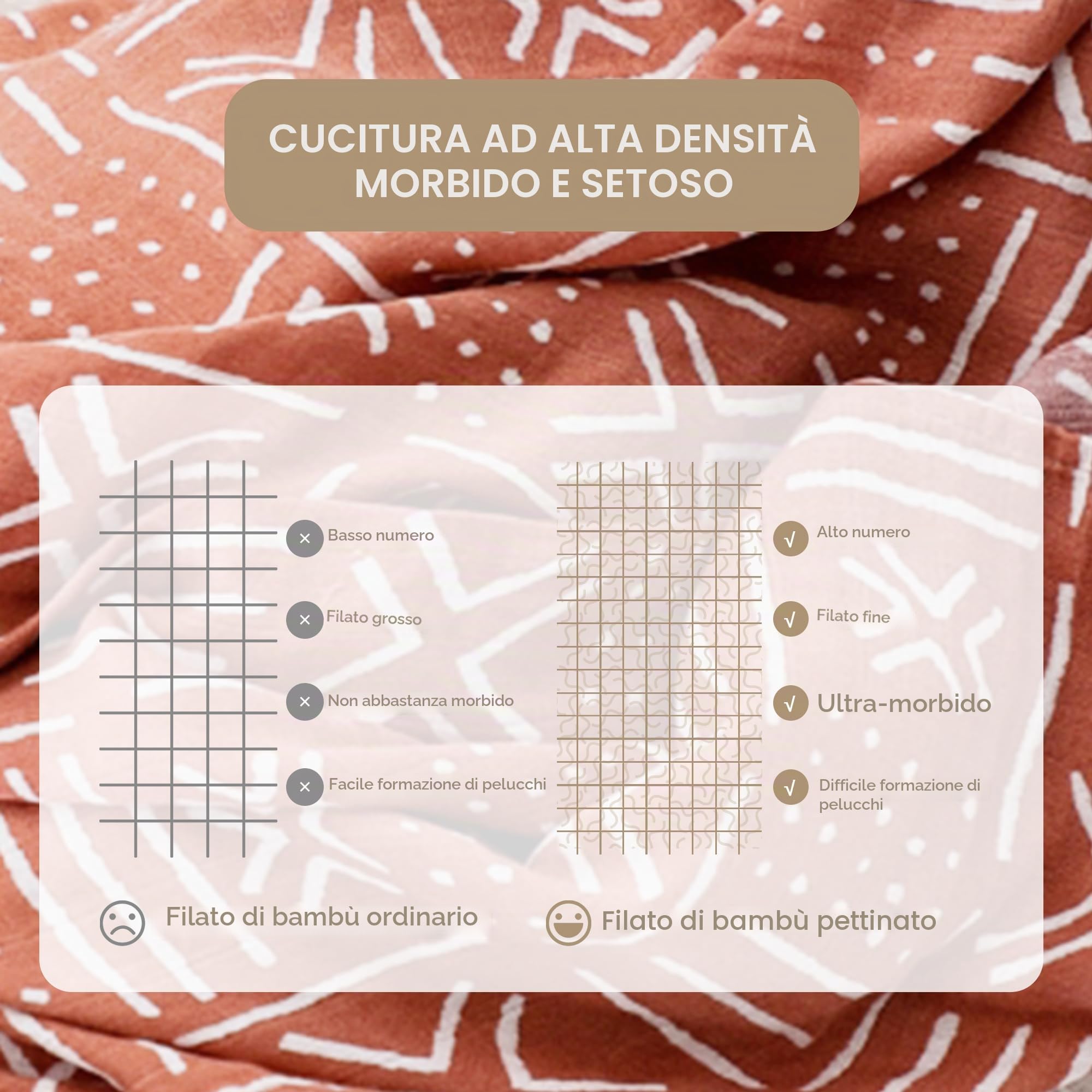 Moonkie Mussole Neonato-2 Pezzi, Swaddle Neonato120x120cm, Coperta Neonato, Mussole Bamboo & Cotone, Copertina Neonata, Super Morbido & Traspirante, Certificato OKEO-TEX