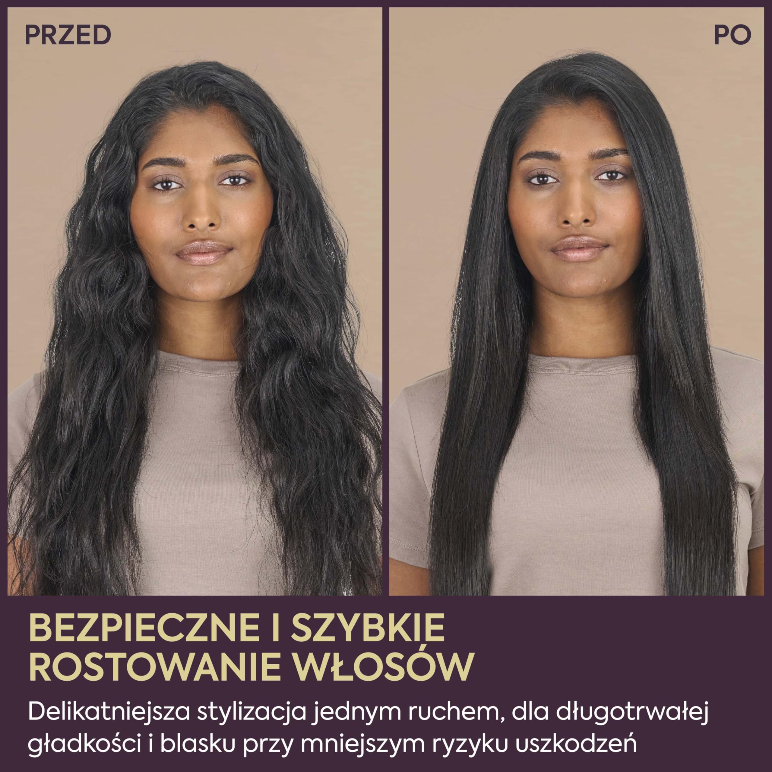 BaByliss Sensor Protect Inteligentna Prostownica do Włosów, Adaptacyjna Kontrola Temperatury, Płytki Tytanowe, Jonizacja Anti‑Frizz, 5 Ustawień (160–200°C), Szybkie Nagrzewanie, ST491E